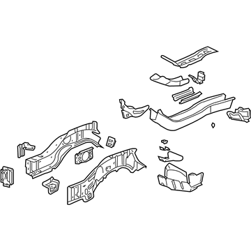 Chevy 19121038 Rail Assembly