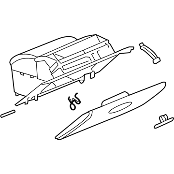 Pontiac 15243094 Glove Box Assembly