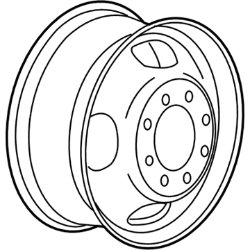 Chevy 9597735 Wheel, Steel