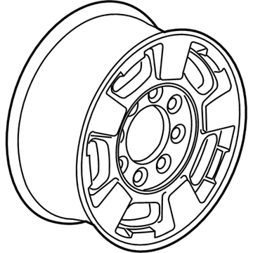 Chevy 9597727 Wheel, Alloy