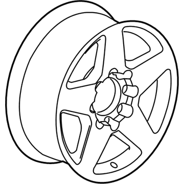 GMC 84020558 Wheel, Alloy