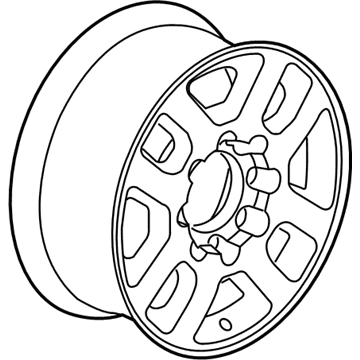 GMC 9597733 Wheel, Alloy