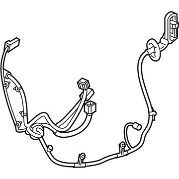 GM 39046303 Harness Assembly, Rear Side Door Door Wiring