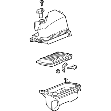 Pontiac 19205483 Air Cleaner Assembly