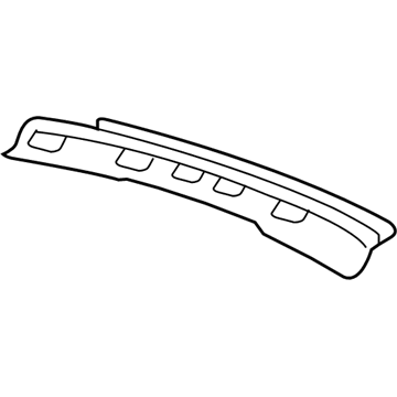 GM 25795029 Panel, Rear Window Drain