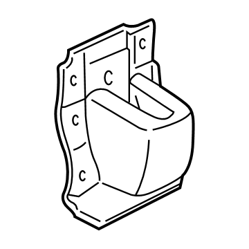 GM 84283572 Absorber Assembly, Rear Bumper Energy