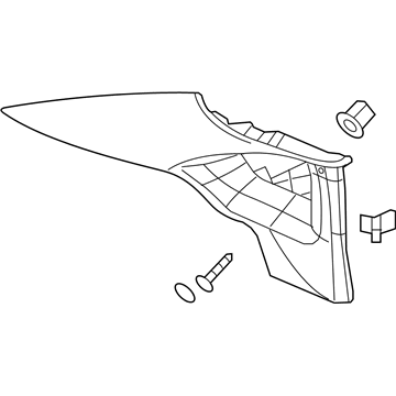 Chevy 23311871 Upper Trim Panel