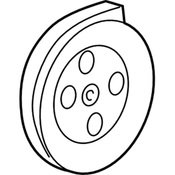 Buick 19258552 Pulley