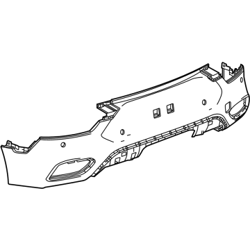 GM 42735727 Fascia Assembly, Rear Bpr Lwr *Serv Primer