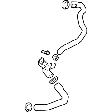 GMC Acadia Cooling Hose - 55509175