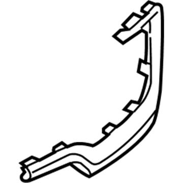 GM 23478000 Molding, Rear Bumper Fascia *Bright Chrom