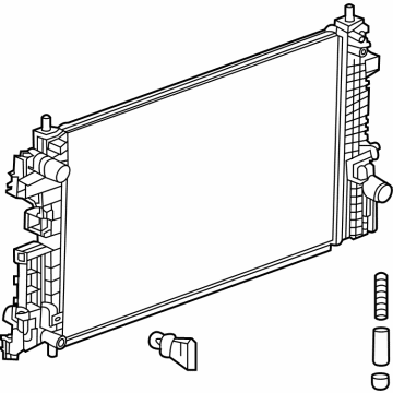 Chevy 42766937 Radiator