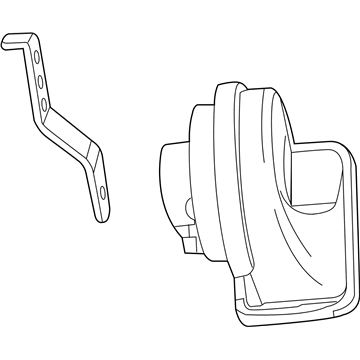 GM 23343195 Horn Assembly, Single (Low Note)