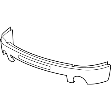 GM 15902856 Bar, Front Bumper Imp *Ex Brt Chrom