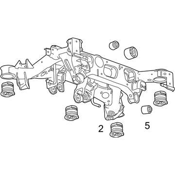 GM 84137714 Cradle Assembly, Rear Suspension