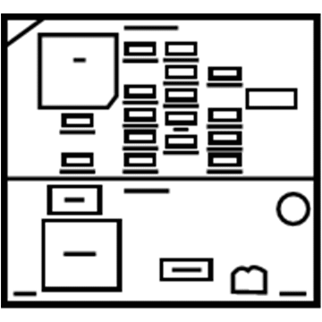 Pontiac 10309541 Fuse Box Label