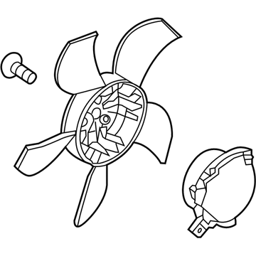 2019 Chevy Suburban 3500 HD Fan Motor - 85565556