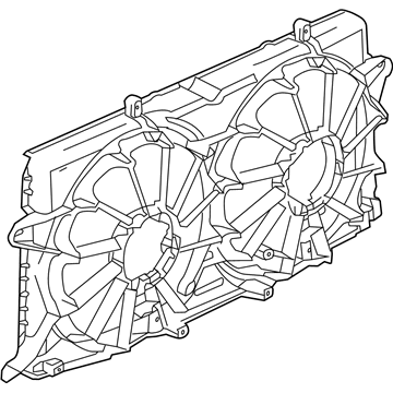 Cadillac 23390829 Fan Shroud