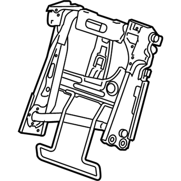 Cadillac 22780275 Seat Back Frame