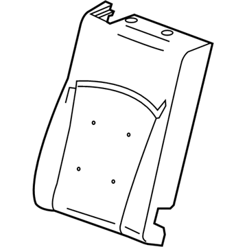 GM 20824033 Pad Assembly, Rear Seat Back Cushion