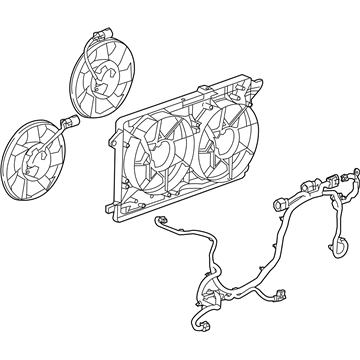 Chevy 84153647 Fan Assembly