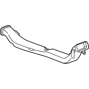 GM 26681200 Duct, Front Floor Console Rear Air