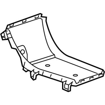 GM 26223068 Plate Assembly, F/Flr Pnl *Jet Black