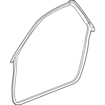 GM 22840439 Weatherstrip Assembly, Front Side Door (Body Side)