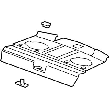 Chevy 23170281 Package Tray Panel