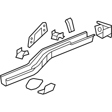 GMC 25880307 Rear Rail Assembly