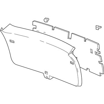 Cadillac 84797673 Lower Gate Trim