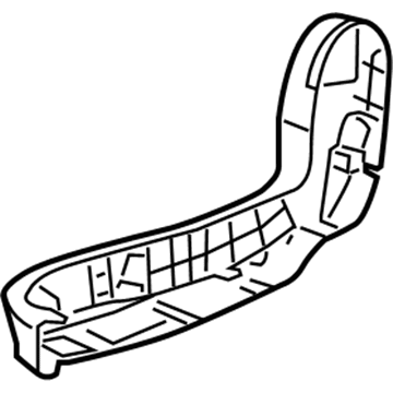 GM 20789636 Panel, Rear Seat Cushion Trim *Cocoa