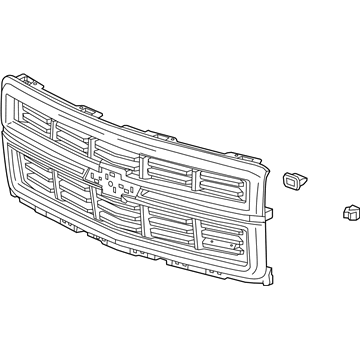 GM 23259621 Grille Assembly, Front