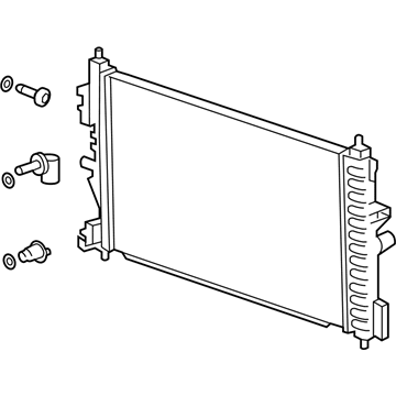 Chevy 39126594 Radiator