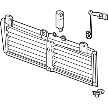 Chevy 84095663 Radiator Shutter Assembly