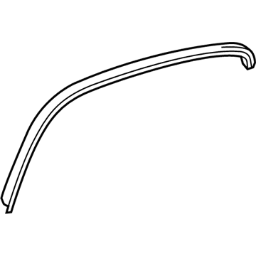 GM 10350749 Weatherstrip Assembly, Rear Side Door Window Inner