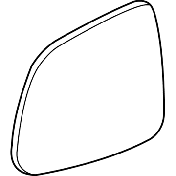 GM 19209452 Mirror,Outside Rear View (Reflector Glass & Backing Plate)