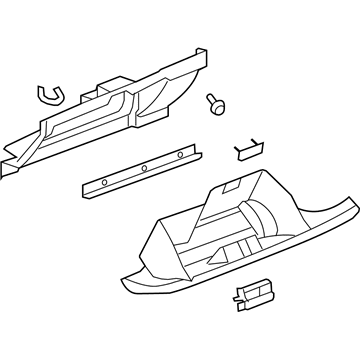 Cadillac 20925891 Glove Box Assembly