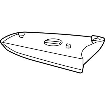 GM 88944063 Lens,Auxiliary Side Front Turn Signal Lamp