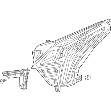 Cadillac 84826666 Headlamp Assembly