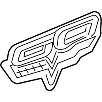 2013 Chevy Corvette Emblem - 22946252