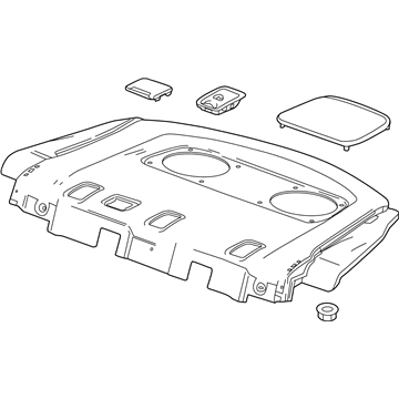 GM 84175627 Trim Assembly, Rear Window Panel *Black