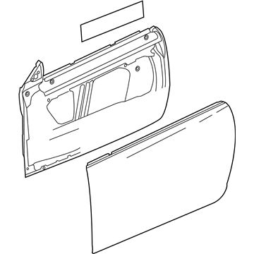 GM 85101936 Door Assembly, Front Si