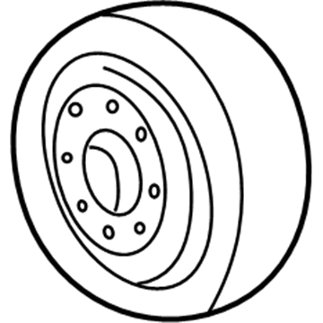 GMC 12556733 Pulley