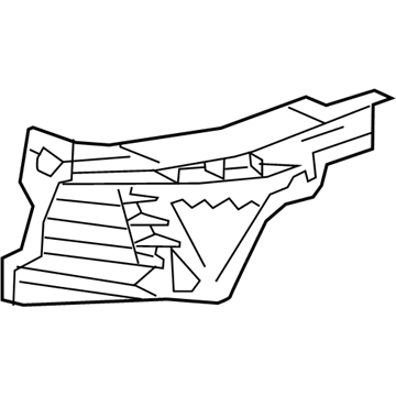 GM 20983487 Brace,Floor Panel Tunnel Panel Front