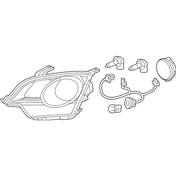 Chevy 22886834 Headlamp Assembly