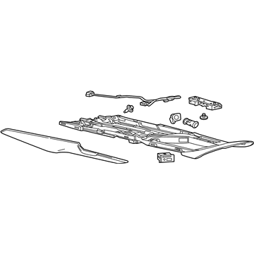 GM 23146024 Console Assembly, Front Floor Lower *Kalahari