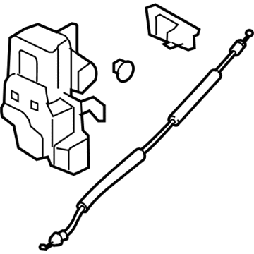 GM 22785492 Front Side Door Lock Assembly