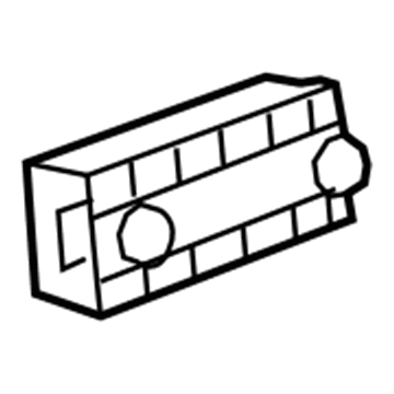 GM 15886276 Control Assembly, Amplitude Modulation/Frequency Modulation Stereo & Tape Player & Gold