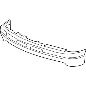 GM 12336026 Bar,Front Bumper Imp *Chrome